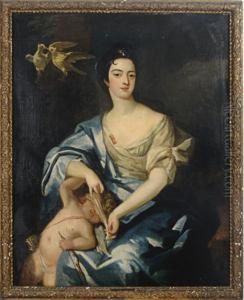 Portrait Of A Lady As Venus Blindfolding Cupid
