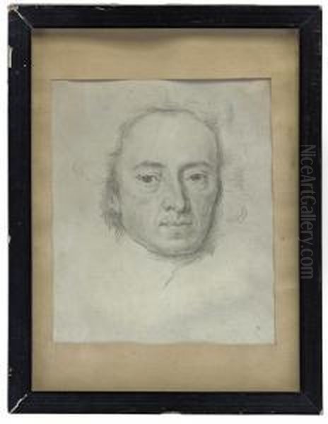 Portrait Of Alexander Pope (1668-1744) by Jonathan Richardson