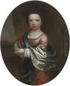 Portrait Of A Young Child,
Three-quarter-length, In Classical Dress, A Groom With A Horse And A
Castle In A Landscape Beyond Portrait Of A Young Child,
Three-quarter-length, In Classical Dress, A Groom With A Horse And A
Castle In A Landscape Beyond