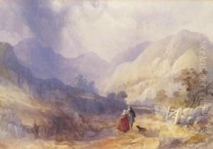 A Couple On A Mountain Pass