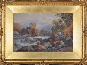 An Angler On A Scottish River by Thomas Miles Richardson