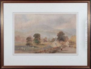 A Country Lane Near Wooler by Thomas Miles Richardson