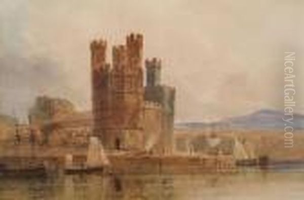 Carnarvon Castle - view 1