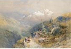 The Mountain Pass by Thomas Miles Richardson