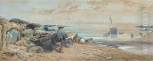 Bonchurch, Isle Of Wight by Thomas Miles Richardson