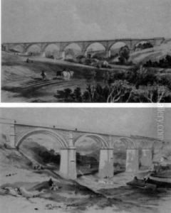 The Ouse Burn And The Willington
 Dean Viaducts, In The Line Of The Newcastle, North-shields And 
Tynemouth Railway.