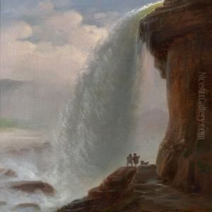 View Of Niagara Falls by Ferdinand Reichardt