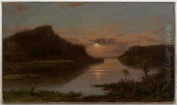 Tropical Sunset Landscape - view 1