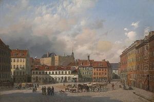 A View Of Hauser Plads, Copenhagen