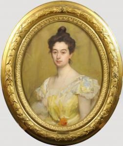 Portrait De Madame Henroz-simonis.