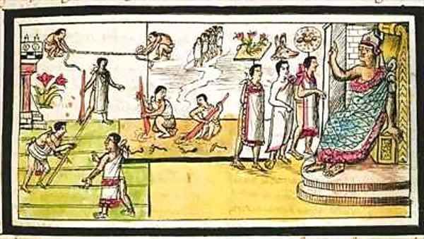 Fol 40r Construction of Tenochtitlan - view 1
