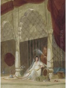 A Zenana Scene by Thomas Richmond
