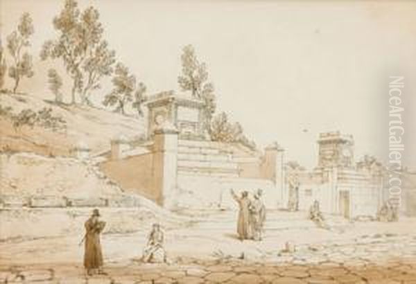 Rovine Antiche Con Figure - view 1