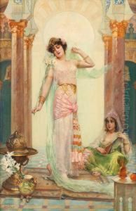 La Belle Du Harem by Edouard Frederic Wilhelm Richter