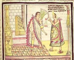 Fol 152v The Crowning of Montezuma II the Last Mexican Emperor in 1502 by Diego Duran