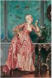 Der Brief (the Letter) by Edouard Frederic Wilhelm Richter