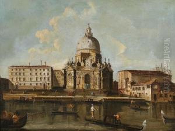 Venice, The Grandcanal Looking Towards The Church Of Santa Maria Della Salute - view 1