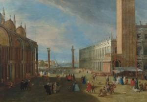 Veduta Della Piazzetta Verso Il Molo by Giovanni Richter