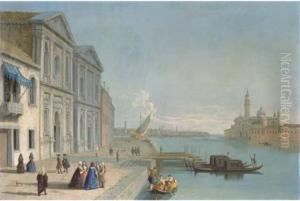 San Giorgio Maggiore, Venice, From The Canale Della Grazia San Giorgio Maggiore, Venice, From The Canale Della Grazia