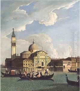 View Of San Giorgio Maggiore, Venice by Giovanni Richter