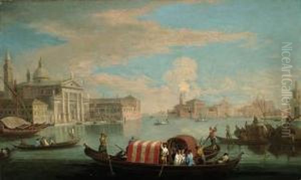 The Isola Di San Giorgio Maggiore, Venice, From The Bacino Di San Marco - view 1