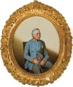 Portrat Des Alten Feldmarschalls In Uniform