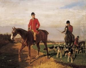 Fox-hunting by Wilhelm Richter