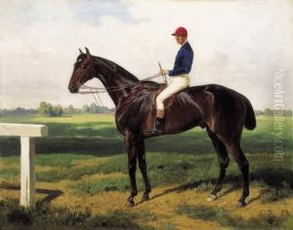 Jockey In Blue Waistcoat - view 1