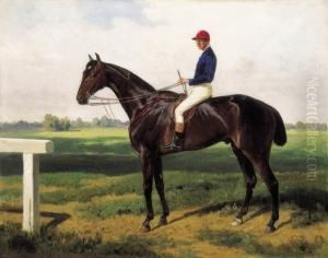 Jockey In Blue Waistcoat