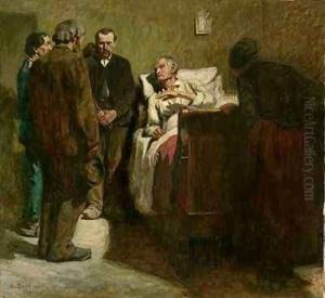 The Labourer and his Children by Germain David-Nillet