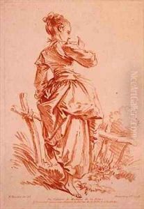 Shepherdess by Giles Demarteau
