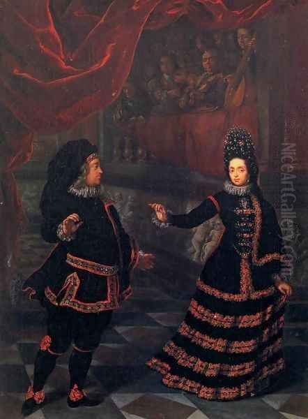 Electress Palatine Dancing with Her Husband - view 1