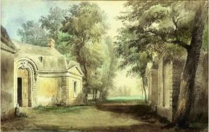 Trois Vues Du Chateau De Bercy by Francois Edme Ricois