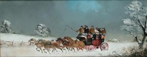 Stagecoach In Winter; And Stagecoach In Summer