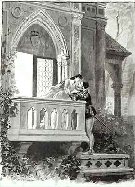 Scene from Act II of Romeo and Juliet - view 1