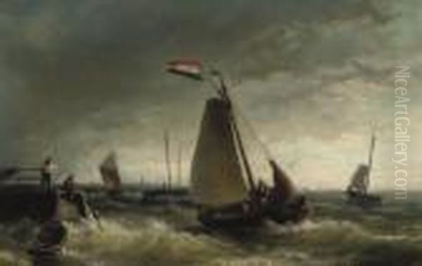 Fishing Vessel 'de Hoop' In Rough Waters - view 1