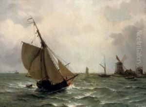 Sailing On A River Estuary