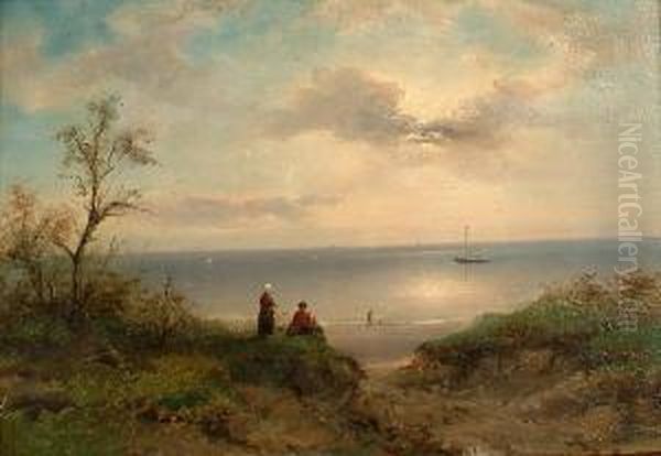 Watching The Tide Go Out. - view 1