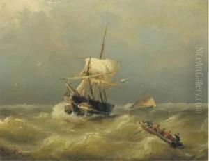 Shipping On Choppy Waters by Nicolaas Riegen