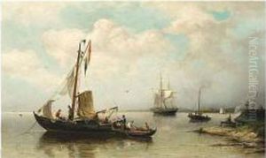 Shipping In A Calm by Nicolaas Riegen