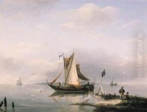Sailing Vessels In Calm Waters