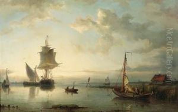 A River Estuary At Dawn - view 1