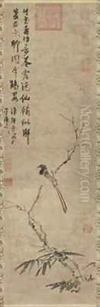 Bird on Branch Ming Dynasty - view 1