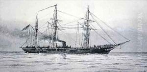 US Sloop of War Kearsage of the Federal Navy
