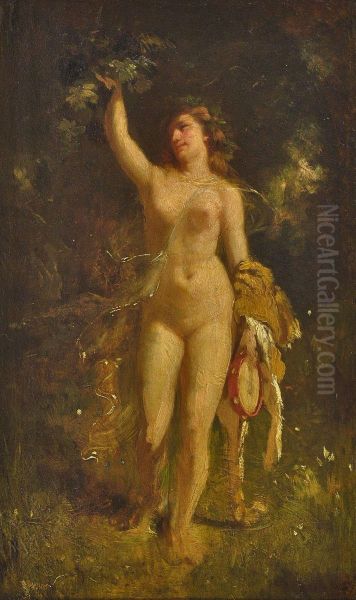 Nymphe Mit Tambourin - view 1