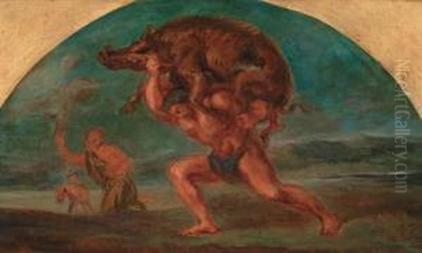 Hercule Et Le Sanglier D'erymanthe - view 1