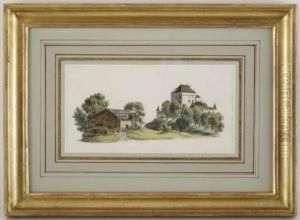 Le Chateau De Chatelard A Clarens by Heinrich Rieter