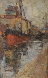Veduta Di Porto by Arturo Rietti