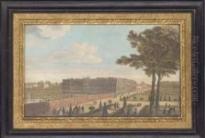 A View Of The Royal Palace Of Hampton Court, By N.parr