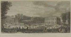 Vue Du Chateau De Marli Du Cote Du Petit Parterre by Jacques Rigaud
